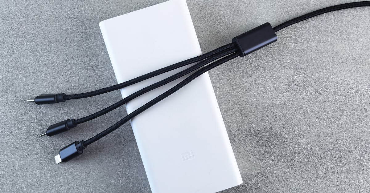 prolongez la durée de vie de vos appareils grâce à l'utilisation de câbles adaptés et de qualité.